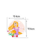 Disney Princess Cinderella Aurora Pocahontas Moana Rapunzel Fabric printed in Korea by the Half Yard